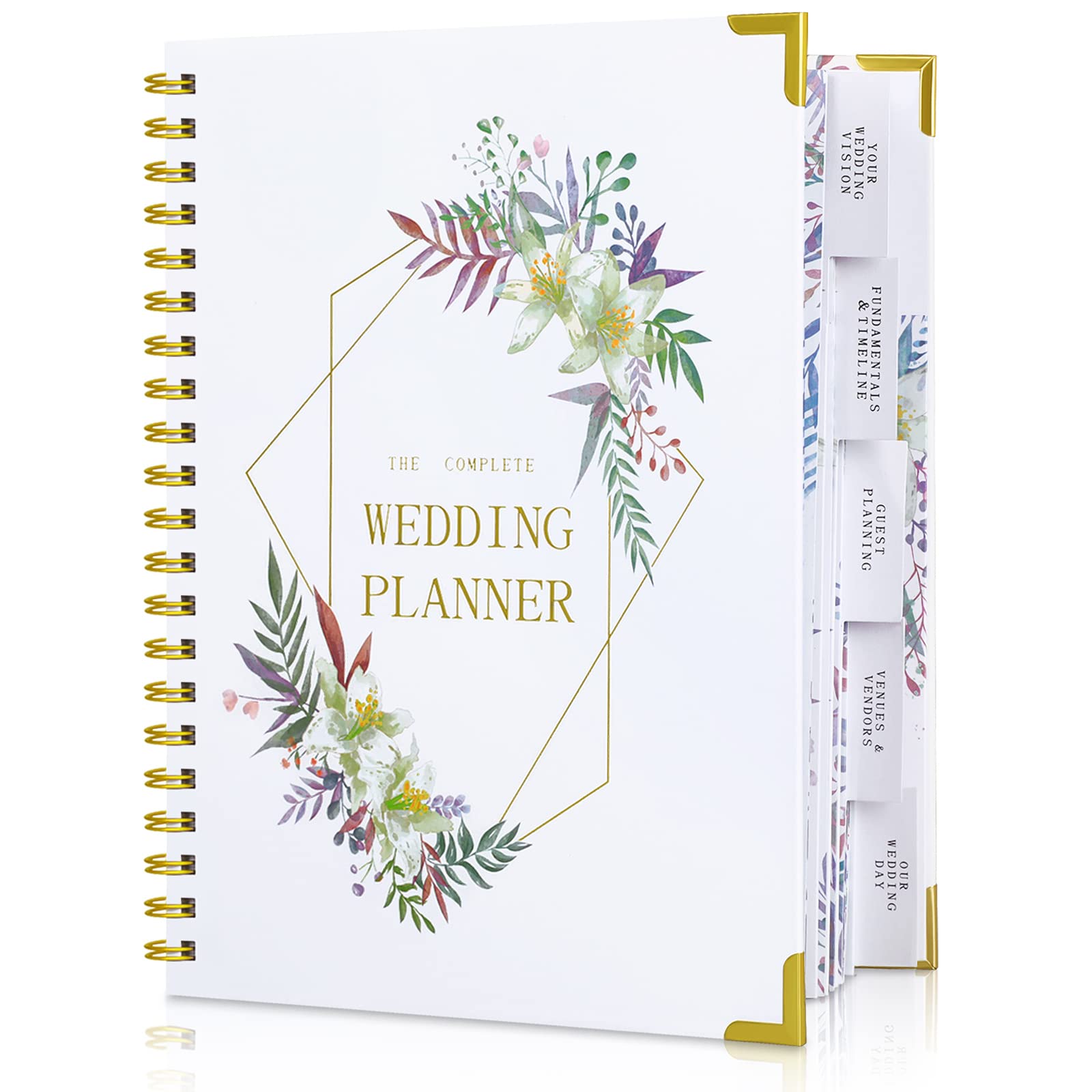SKYDUE Wedding Planner Book and Organizer for The Bride, 9.5×11 Wedd